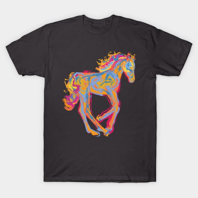 Painted Pony T-Shirt by evisionarts